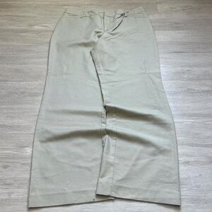 Perfect Baggy Wide Leg Tan Chino Pants 36x30 11.5" Opening Y2K